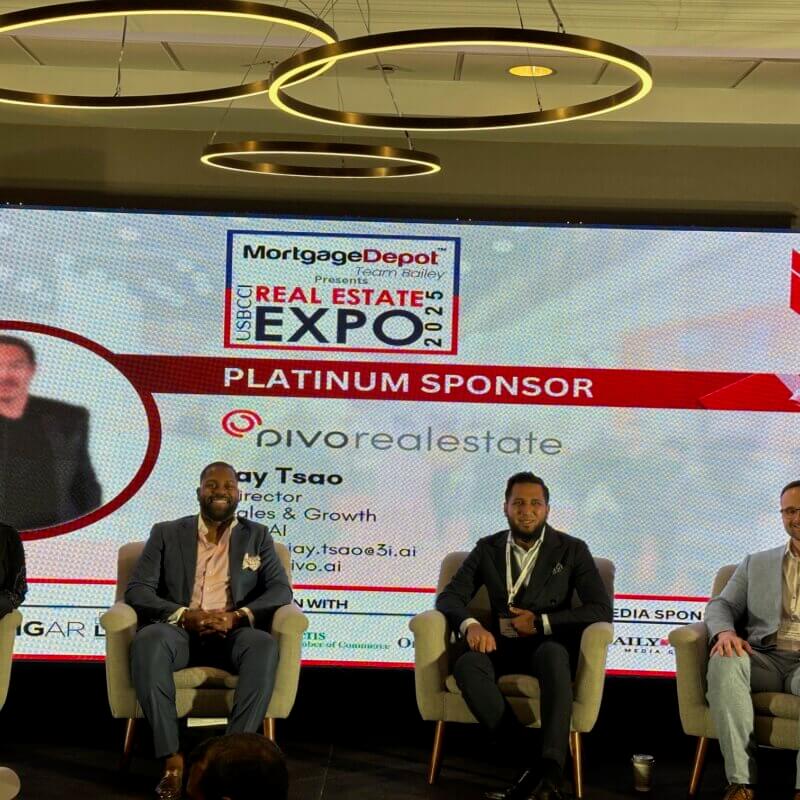 panel of 4 speakers at the Real Estate Expo 2025
